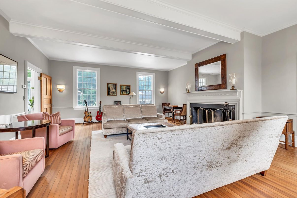 Fireplace, Interior, Living room, Wood Texture Flooring