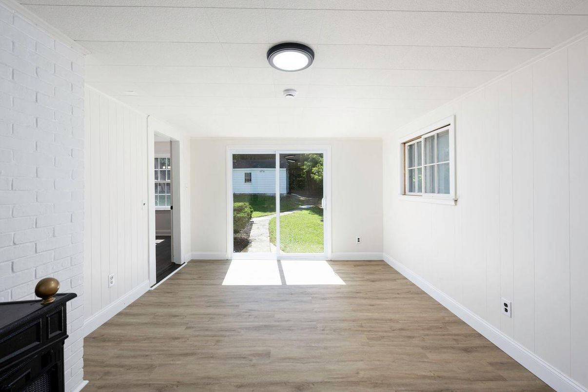 Empty room, Interior, Wood Texture Flooring
