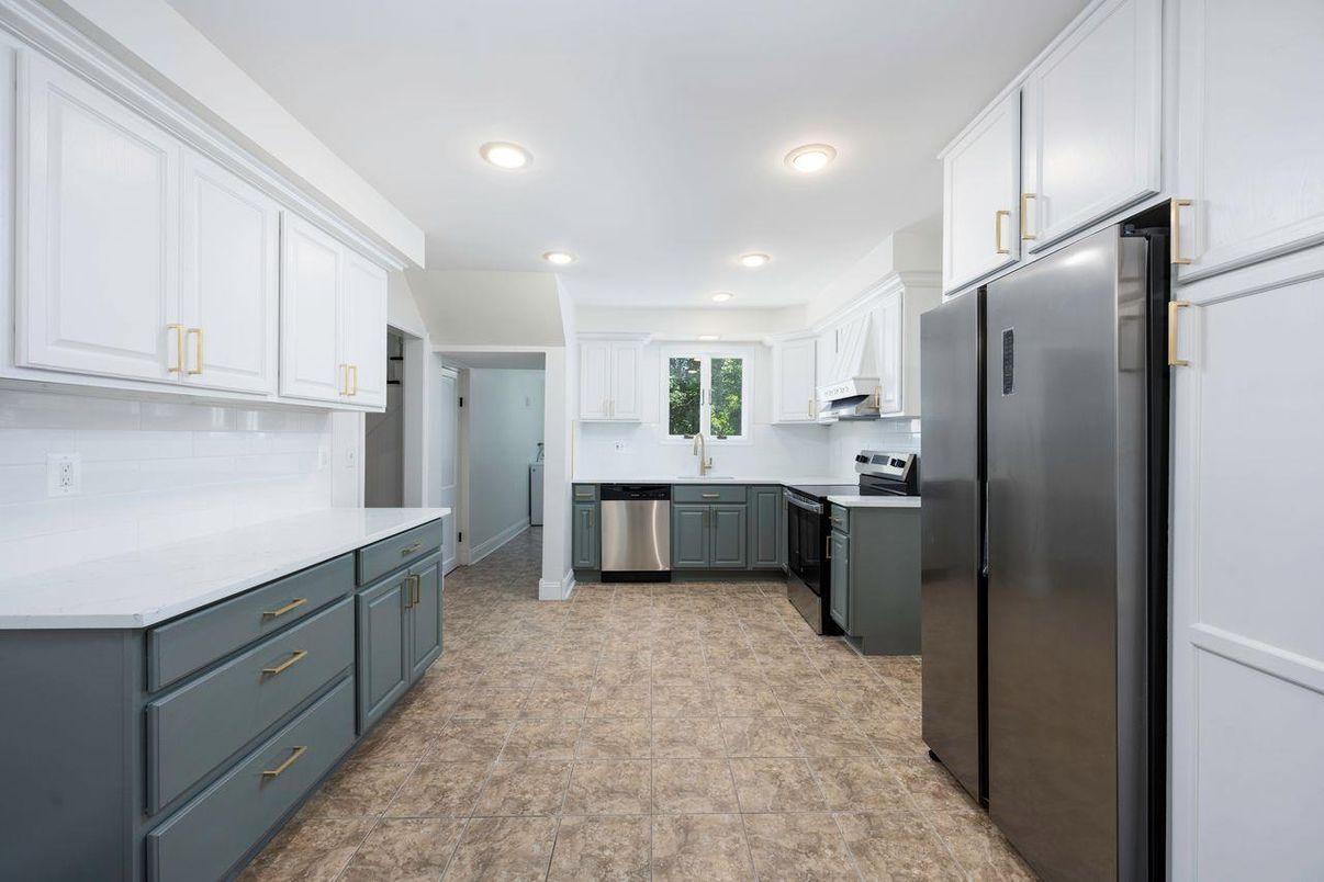 Interior, Kitchen, Recessed Lighting, Stainless Steel Appliances