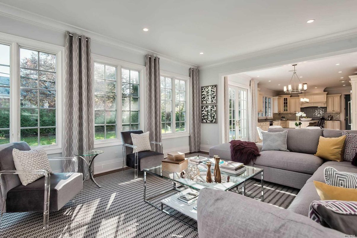 Chandelier, Interior, Kitchen, Living room, Recessed Lighting
