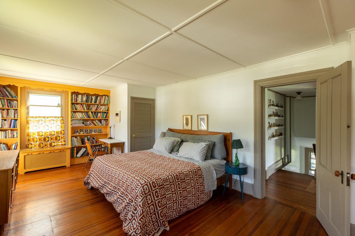 Bedroom, Interior, Wood Texture Flooring