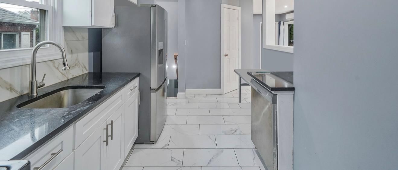 Interior, Kitchen, Marble, Recessed Lighting