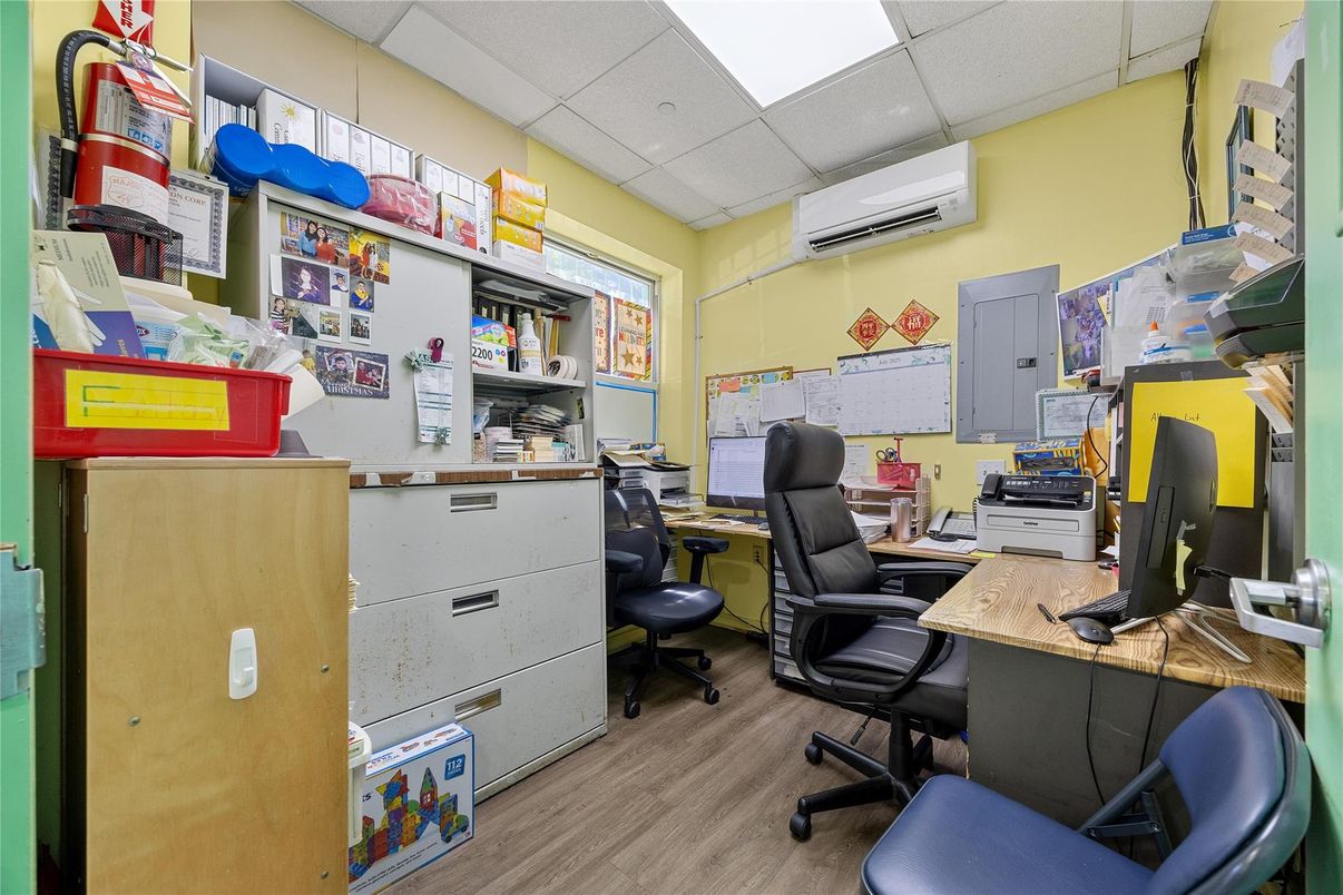 Home Office, Interior, Wood Texture Flooring