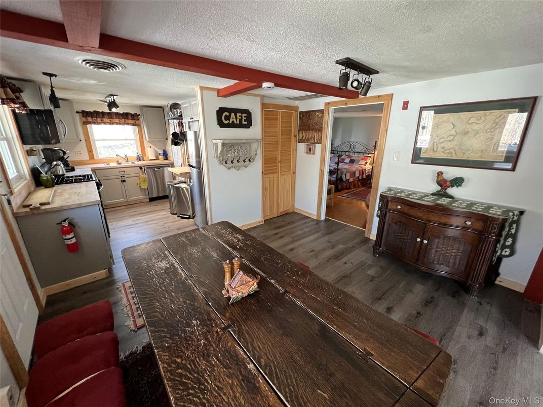 Interior, Kitchen, Wood Texture Flooring