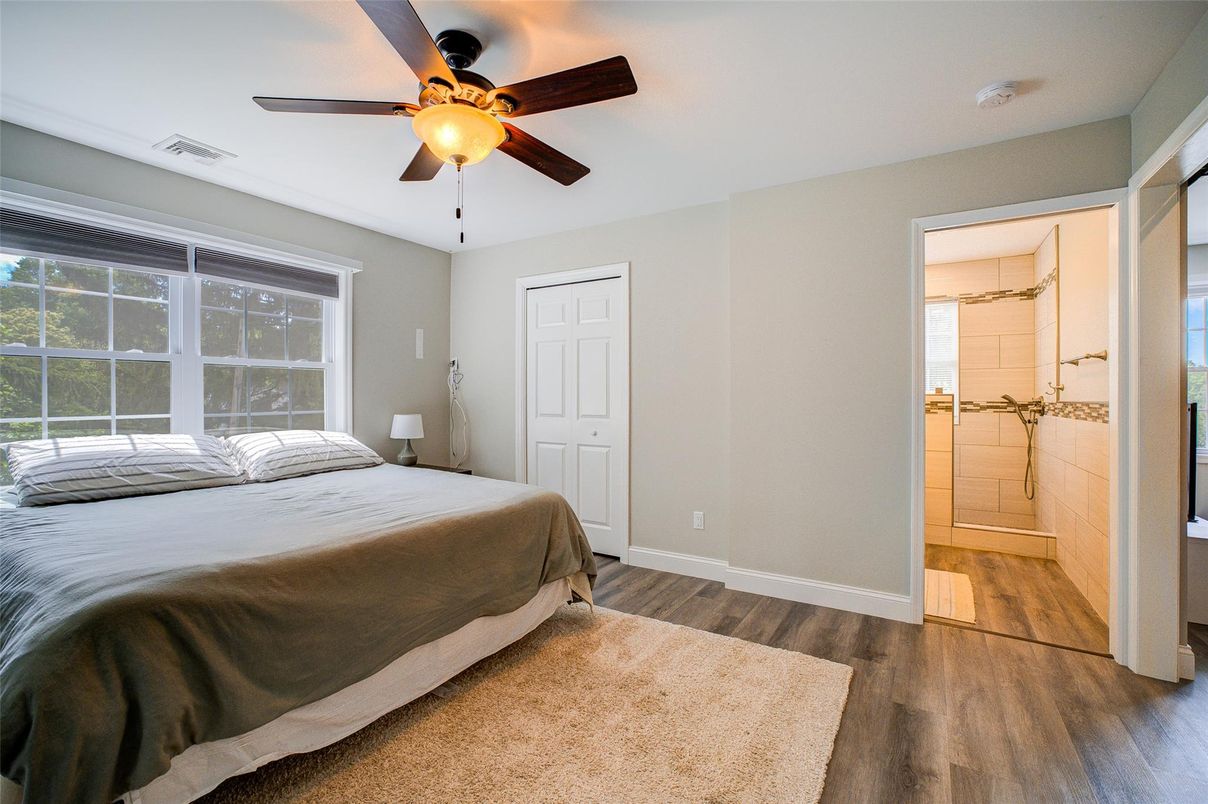 Bedroom, Interior, Wood Texture Flooring