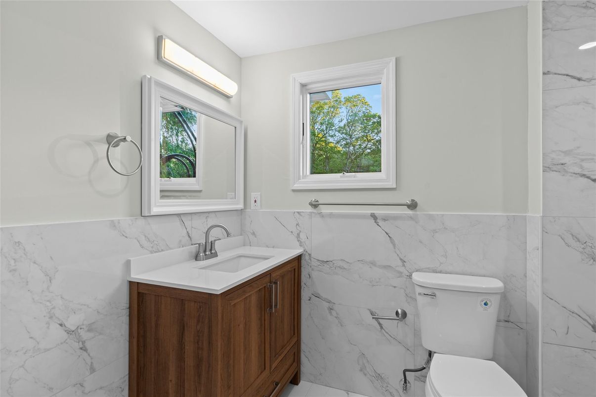 Bathroom, Interior, Marble Walls