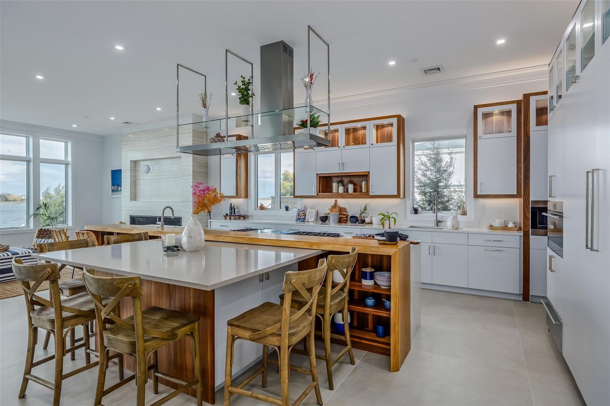 Interior, Kitchen, Pendant Lights, Recessed Lighting