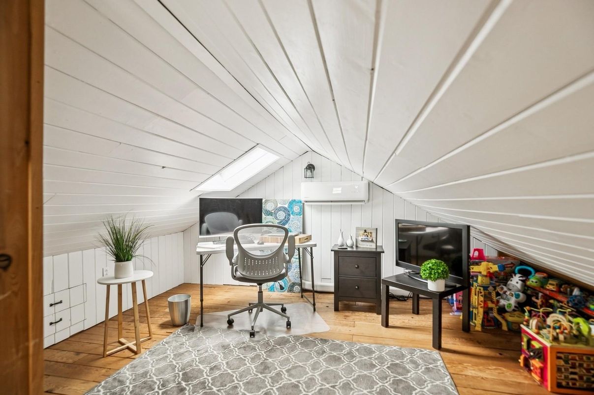 Home Office, Interior, Wood Texture Flooring
