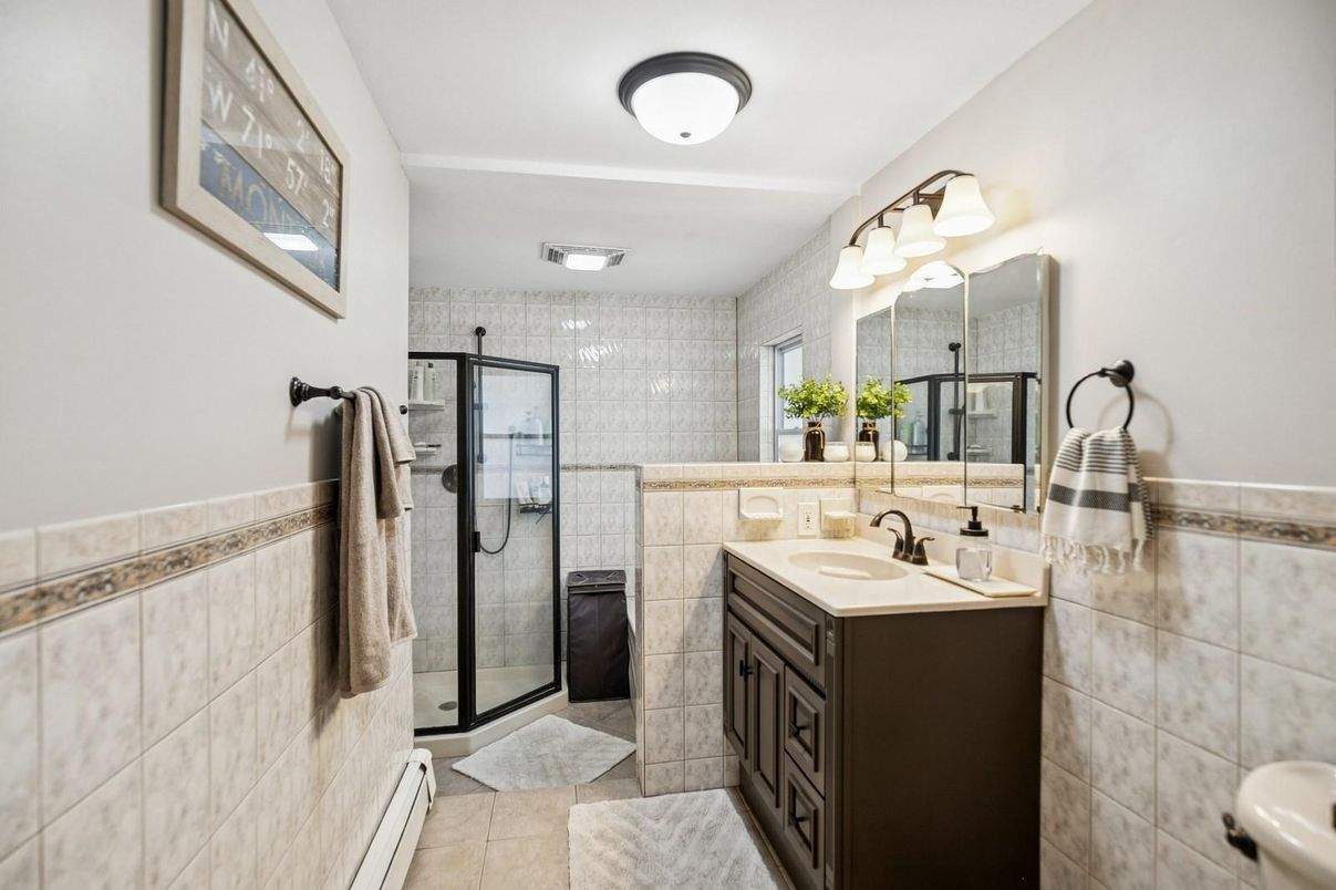 Bathroom, Glass Shower, Interior