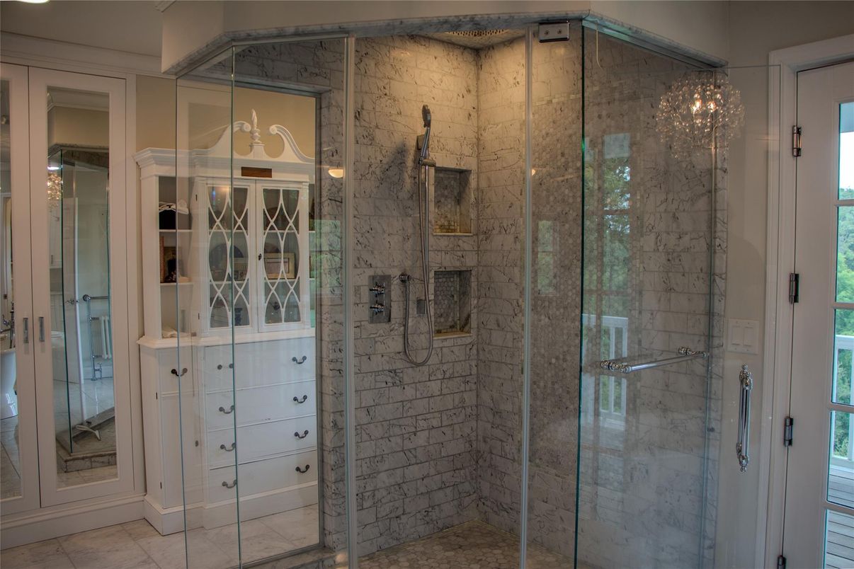 Bathroom, Glass Shower, Interior