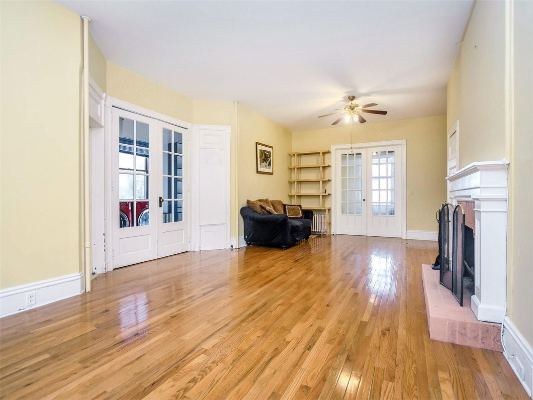 Fireplace, Interior, Wood Texture Flooring
