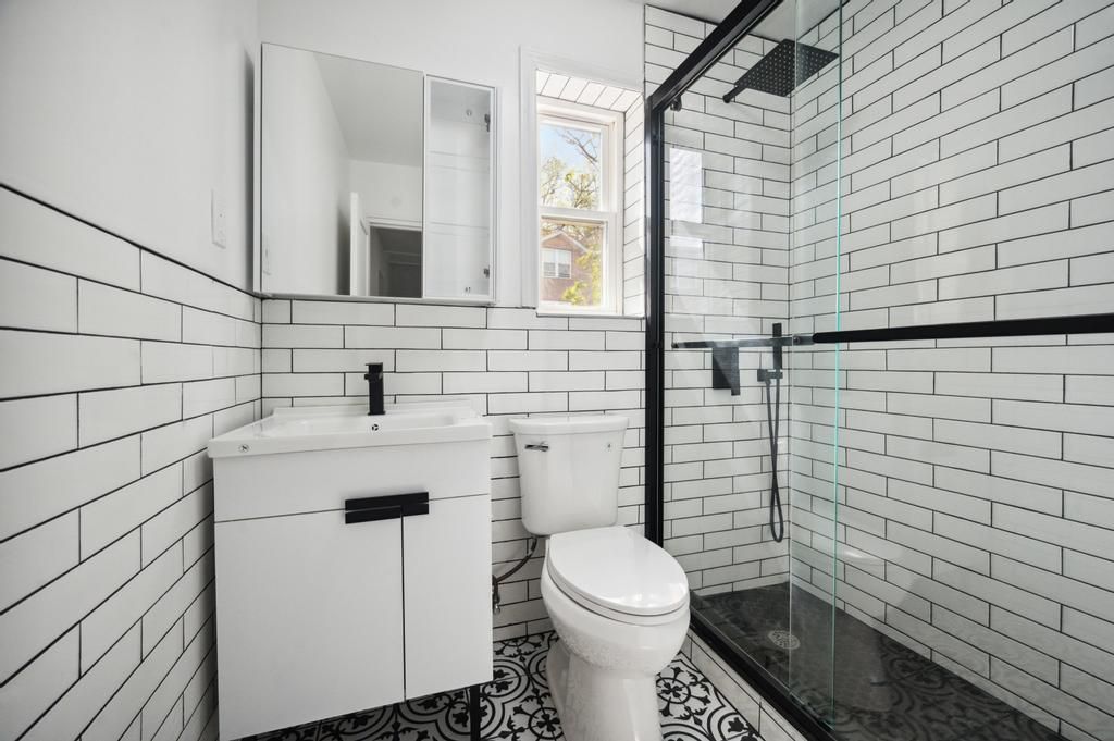 Bathroom, Glass Shower, Interior
