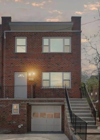 Attached, Exterior, Facade, Brick Facade, Rowhouse
