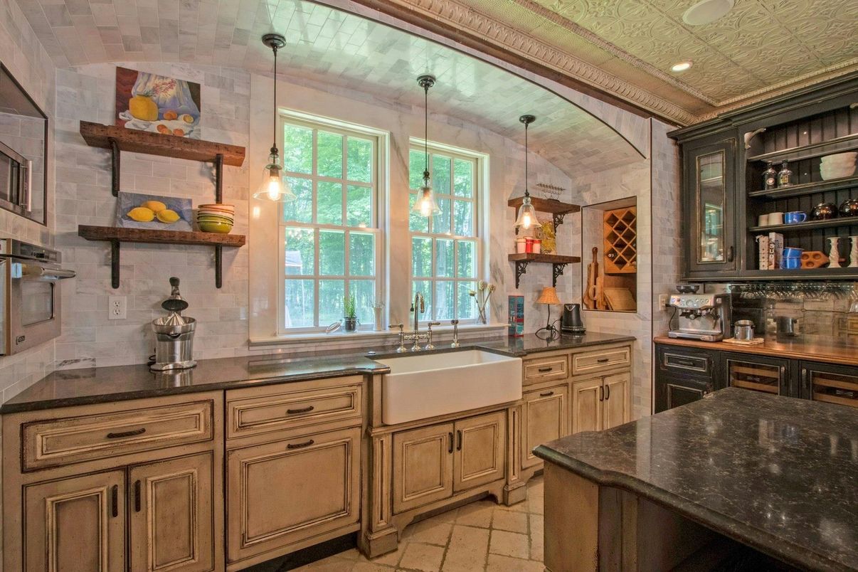 Interior, Kitchen, Pendant Lights, Recessed Lighting