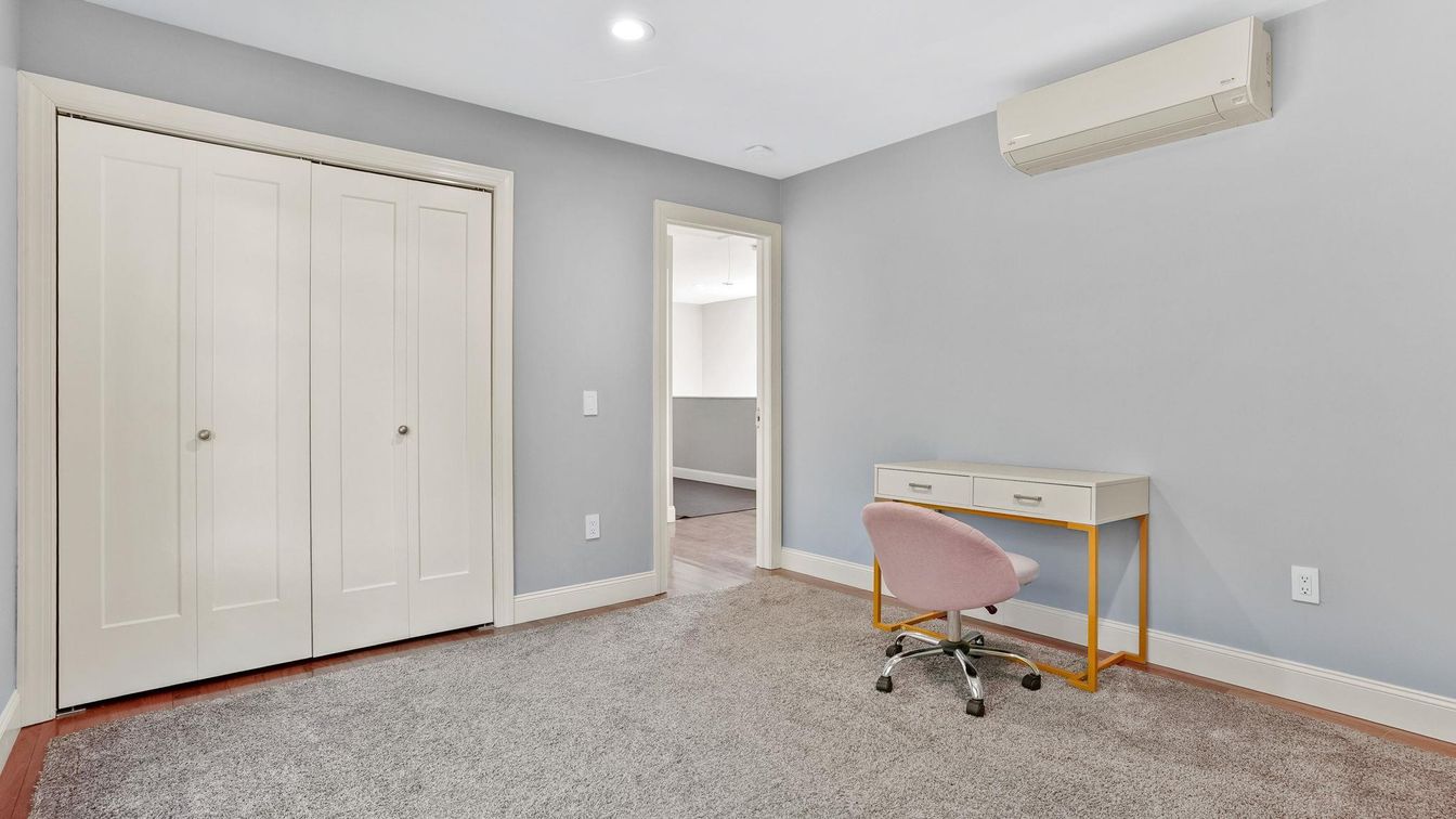 Home Office, Interior, Recessed Lighting