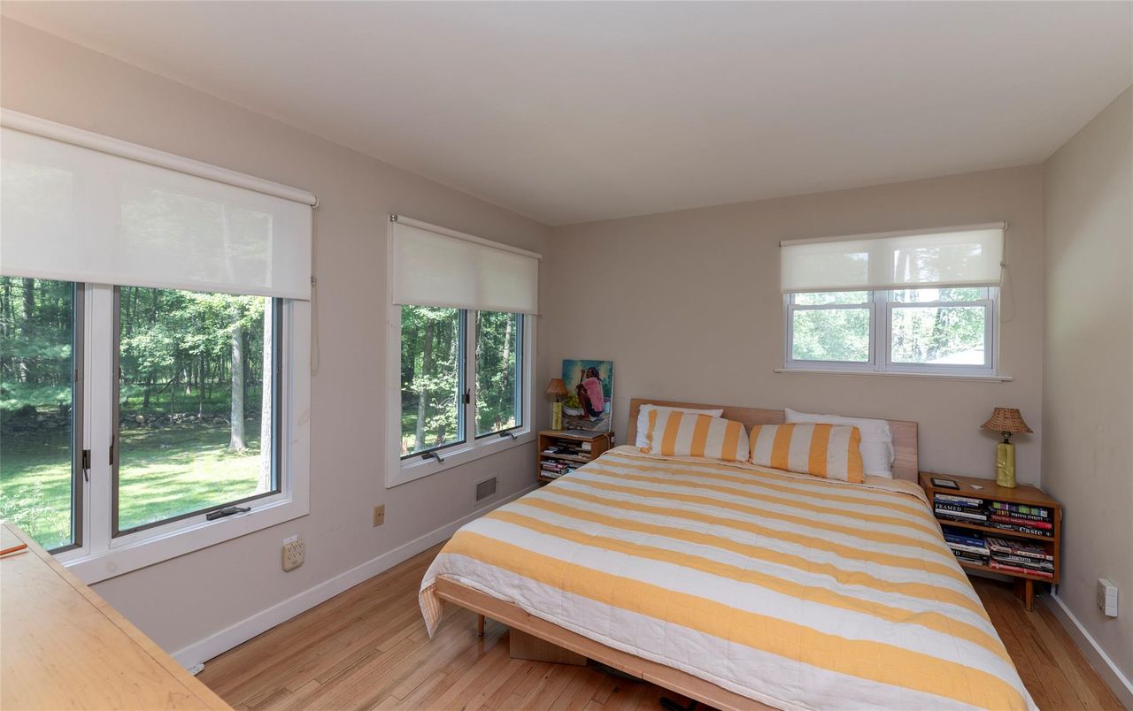 Bedroom, Interior, Wood Texture Flooring