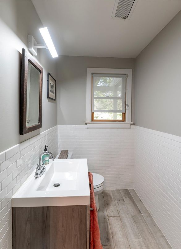Bathroom, Interior, Wood Texture Flooring