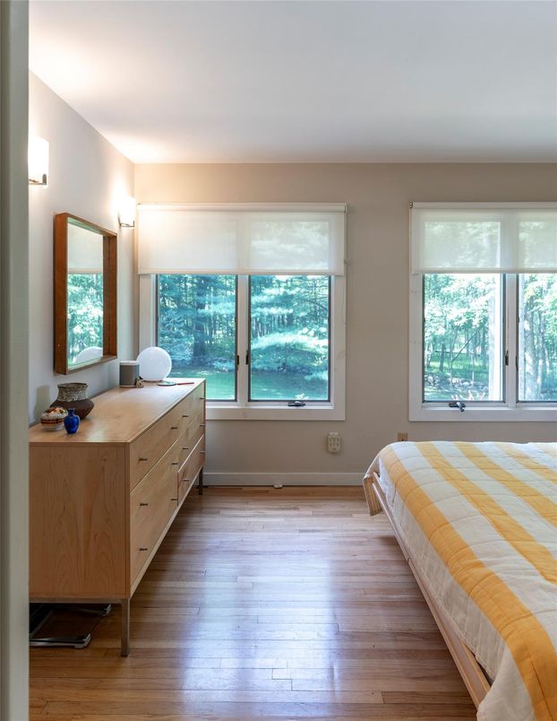 Bedroom, Interior, Wood Texture Flooring