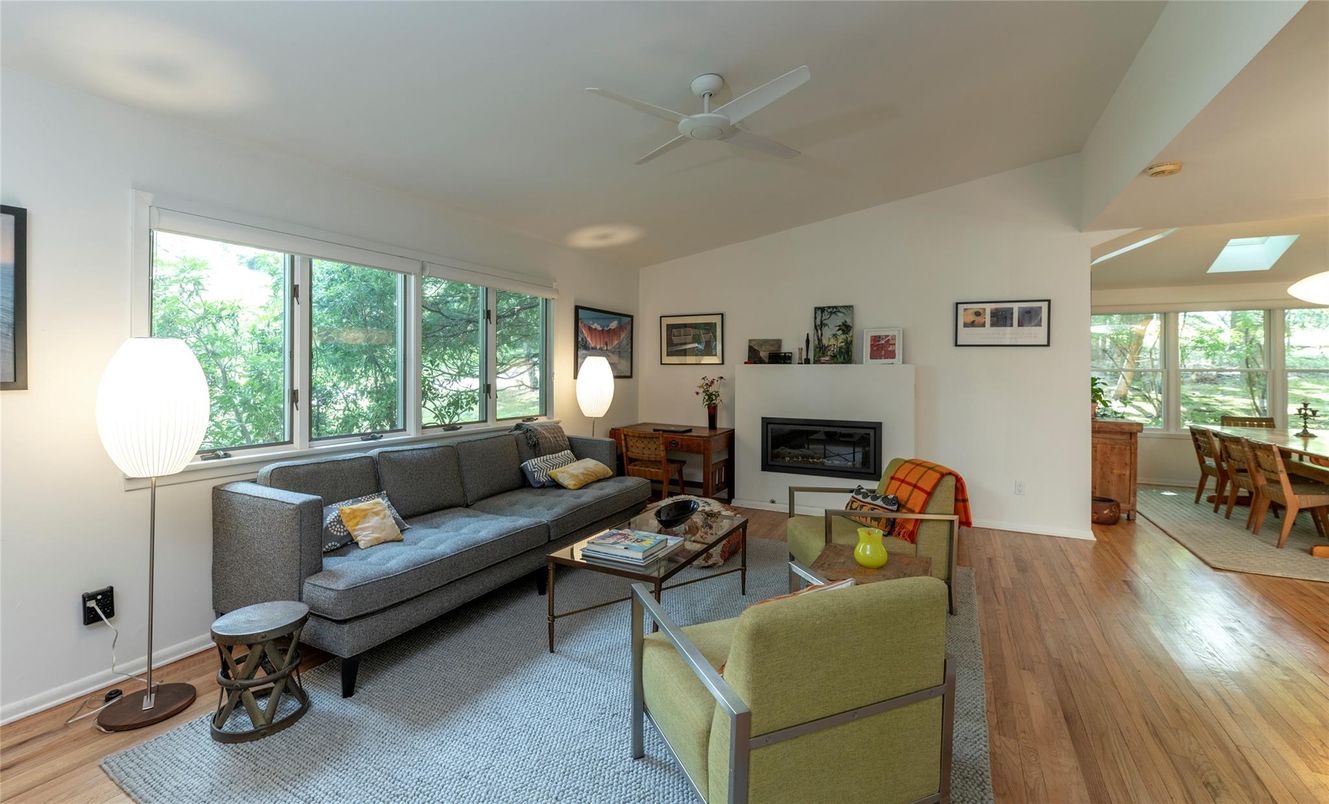 Dining room, Fireplace, Interior, Living room, Wood Texture Flooring