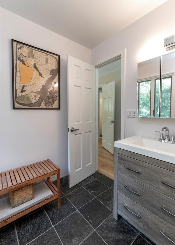 Bathroom, Interior, Wood Texture Flooring
