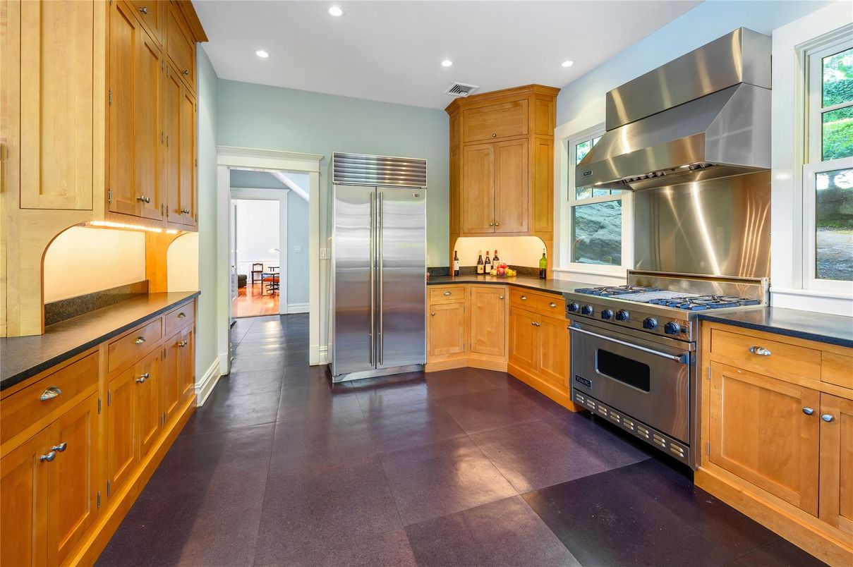 Interior, Kitchen, Recessed Lighting, Stainless Steel Appliances