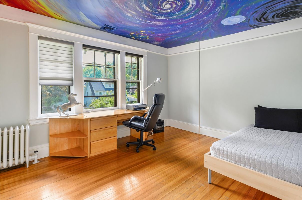 Bedroom, Home Office, Interior, Wood Texture Flooring