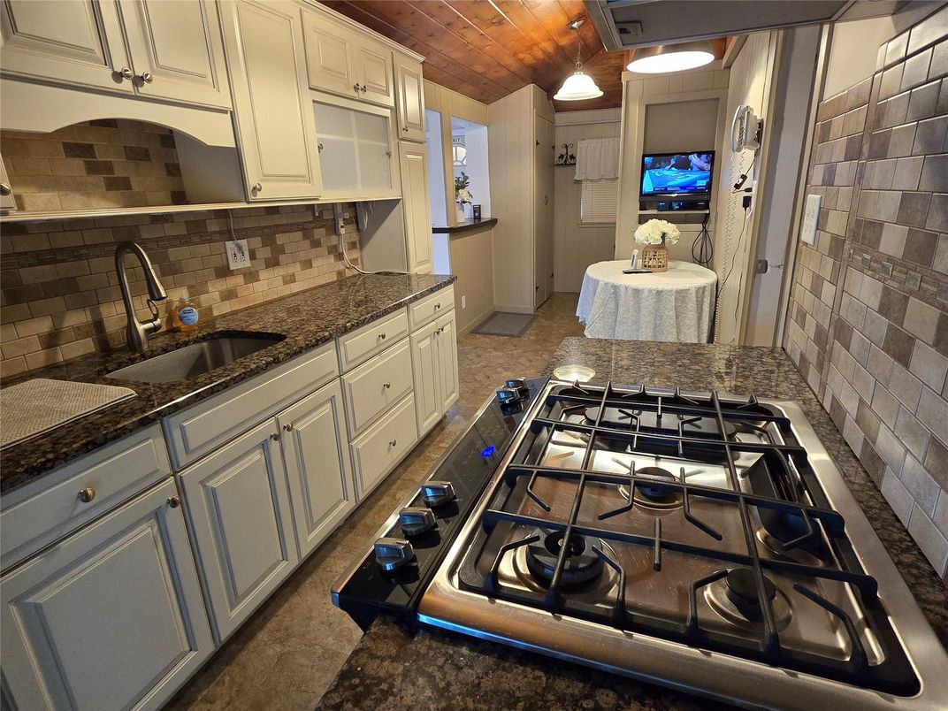 Interior, Kitchen, Stone Walls