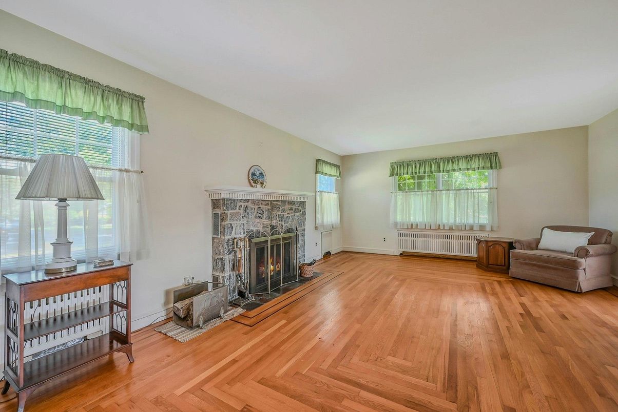 Fireplace, Interior, Wood Texture Flooring
