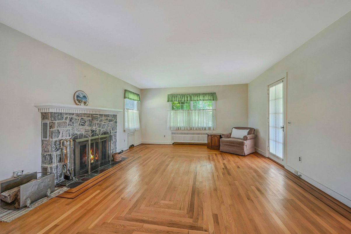 Fireplace, Interior, Wood Texture Flooring