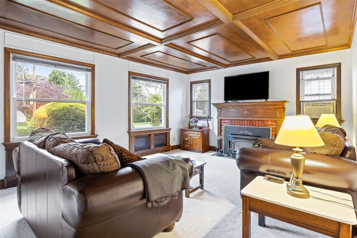 Fireplace, Interior, Living room, Wooden Ceilings