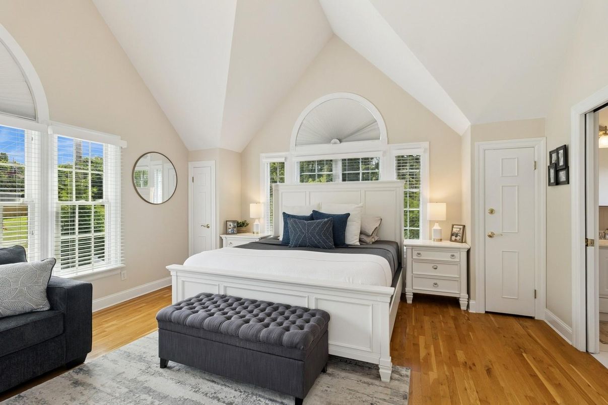 Bedroom, Interior, Wood Texture Flooring