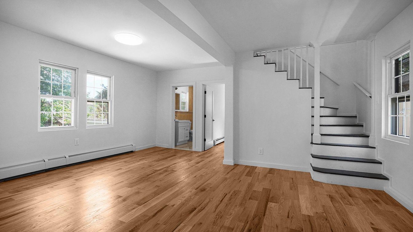 Empty room, Interior, Wood Texture Flooring