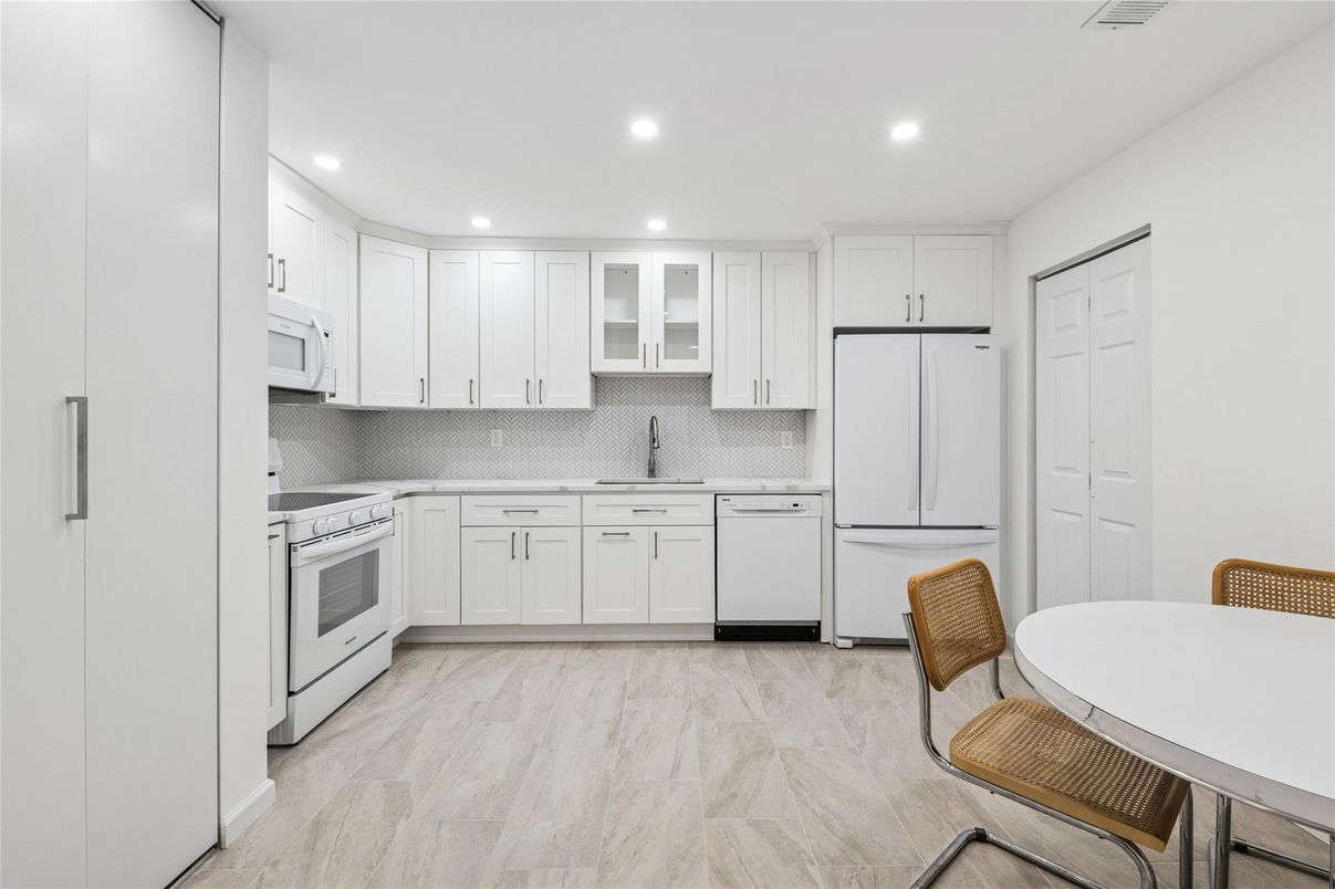 Interior, Kitchen, Recessed Lighting, Stainless Steel Appliances