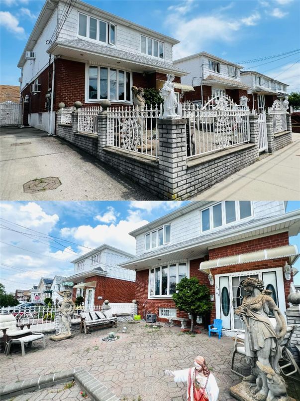 Exterior, Facade, Brick Facade, American Foursquare
