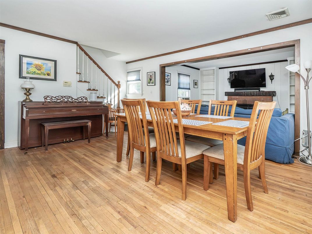 Dining room, Interior, Piano, Wood Texture Flooring