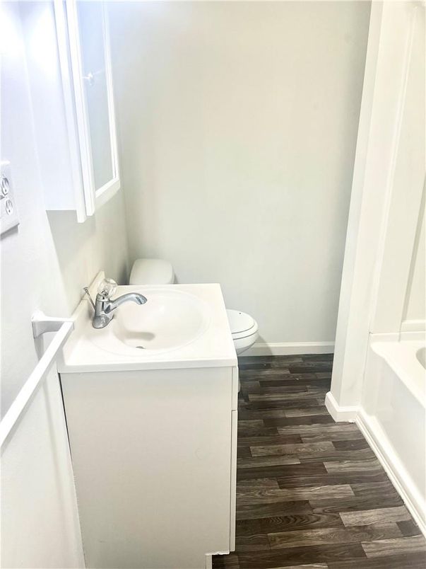 Bathroom, Interior, Wood Texture Flooring