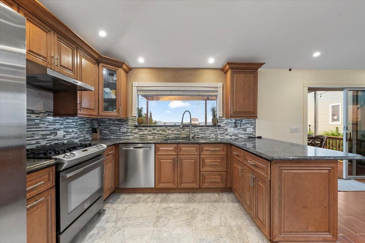 Interior, Kitchen, Recessed Lighting, Stainless Steel Appliances