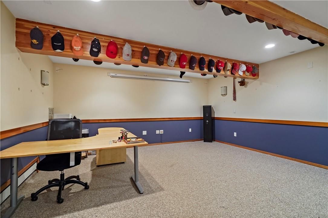 Home Office, Interior, Recessed Lighting