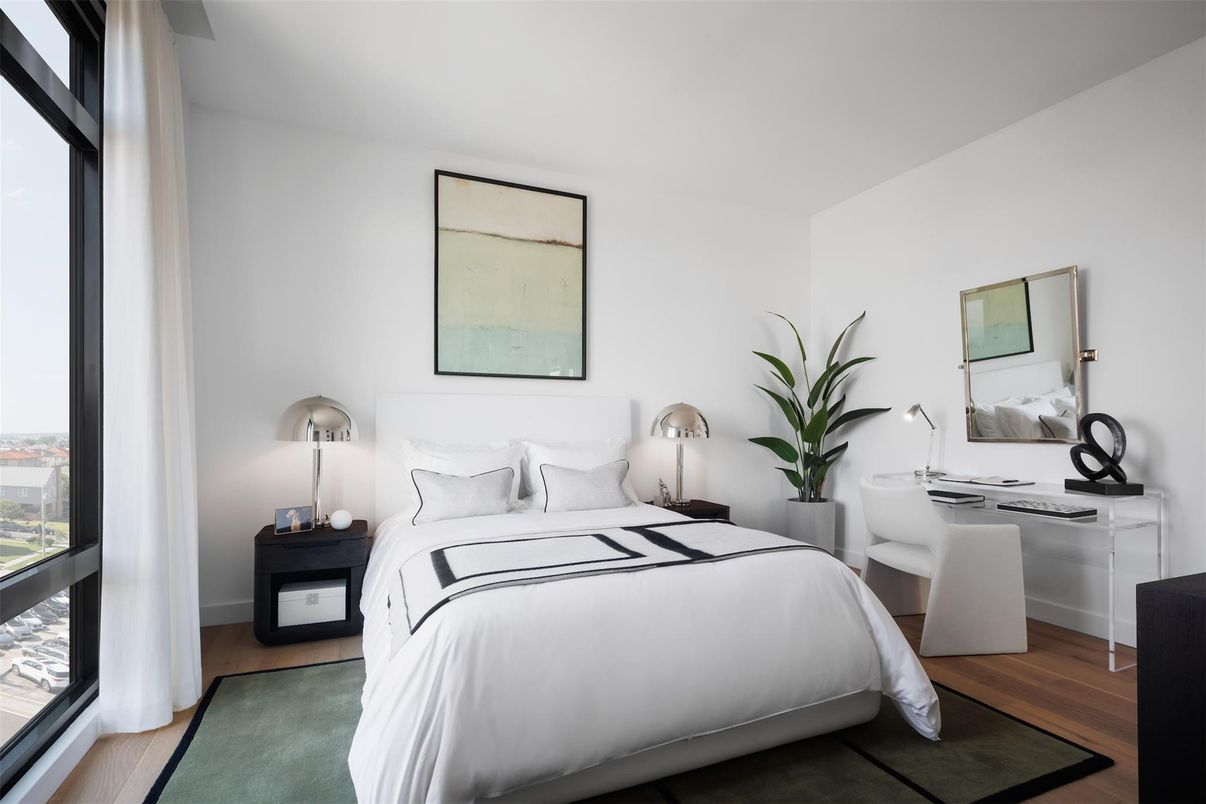Bedroom, Interior, Wood Texture Flooring