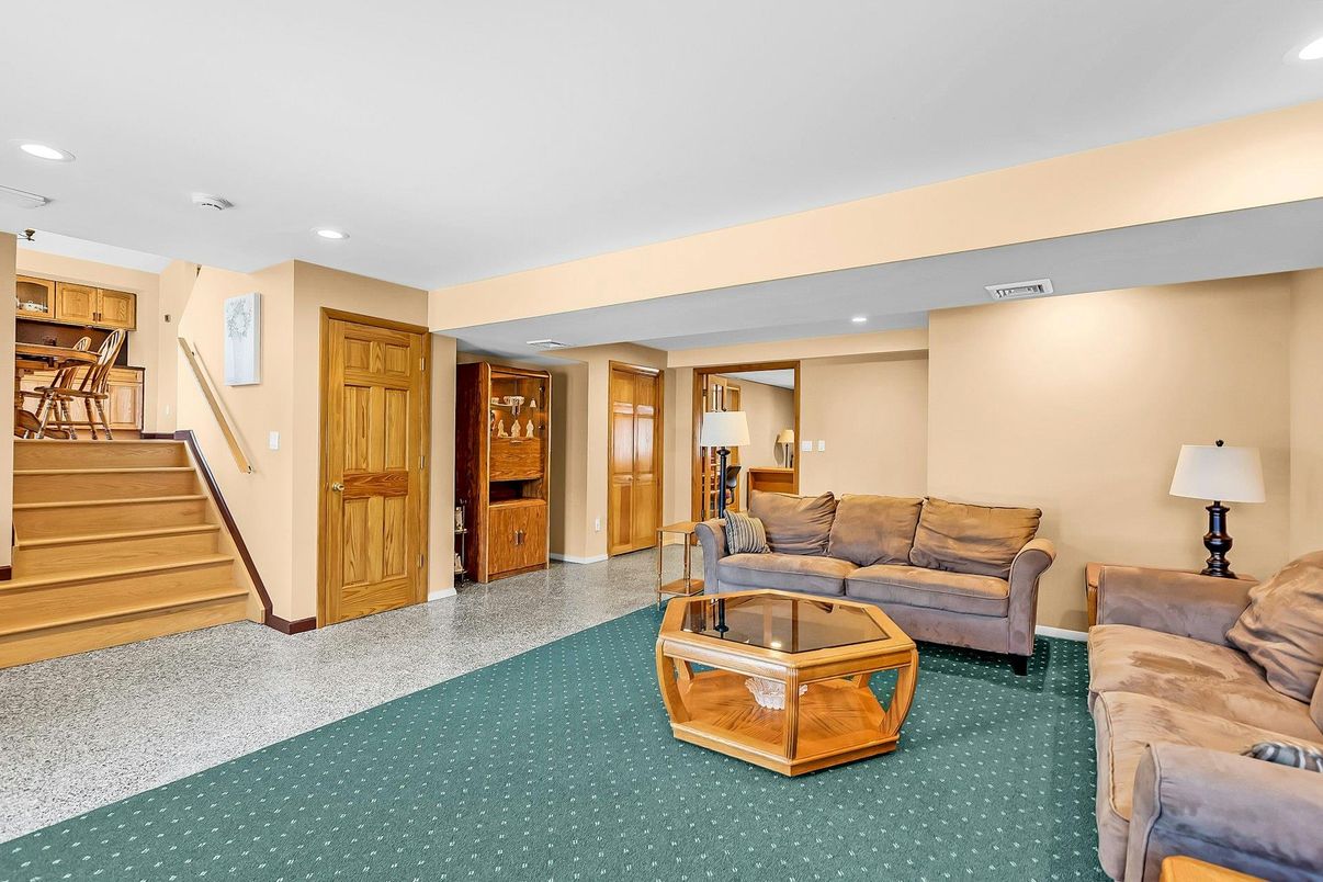 Interior, Living room, Recessed Lighting