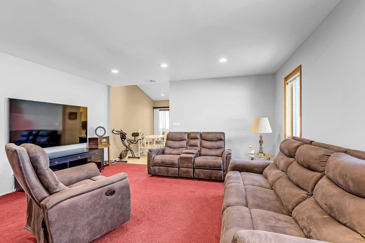 Interior, Living room, Recessed Lighting