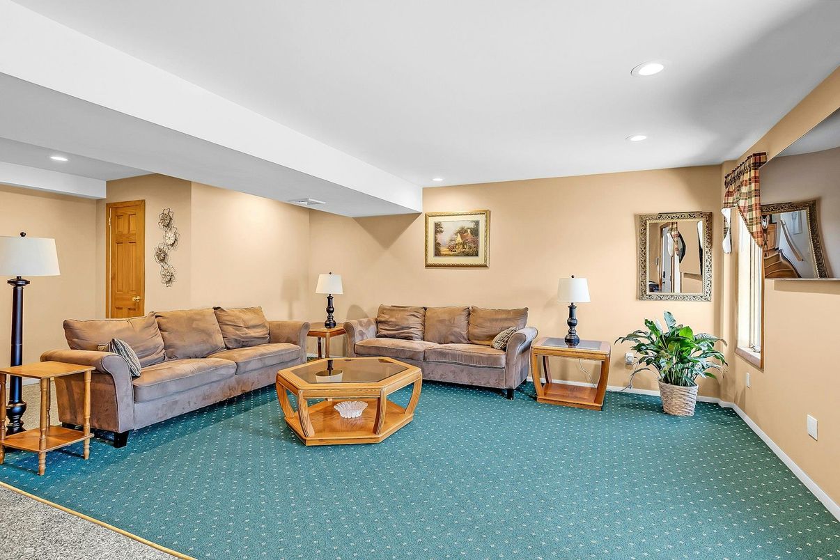Interior, Living room, Recessed Lighting