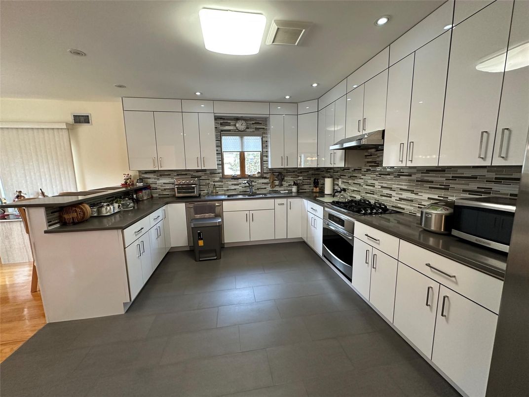 Interior, Kitchen, Recessed Lighting, Stainless Steel Appliances