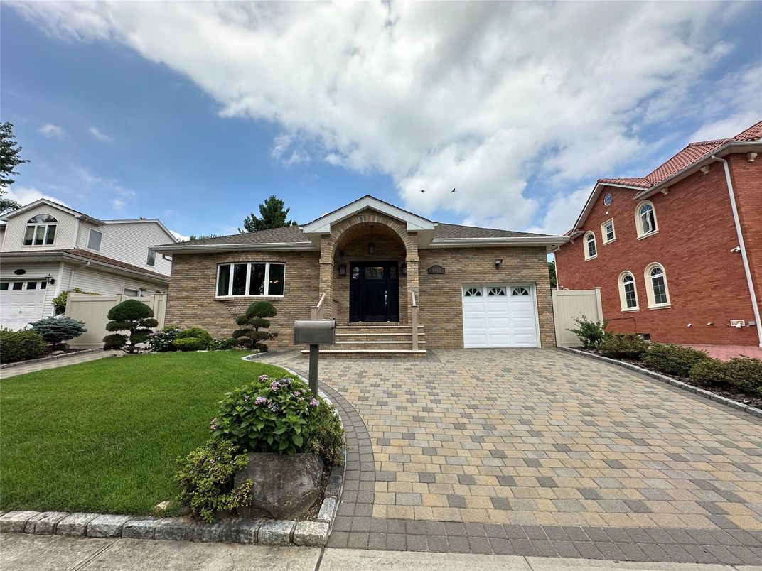 Attached, Exterior, Facade, Brick Facade, Mediterranean