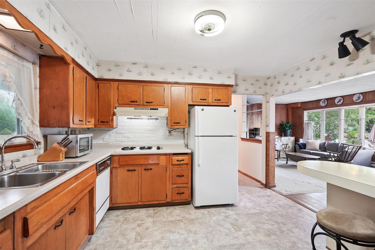 Interior, Kitchen, Living room