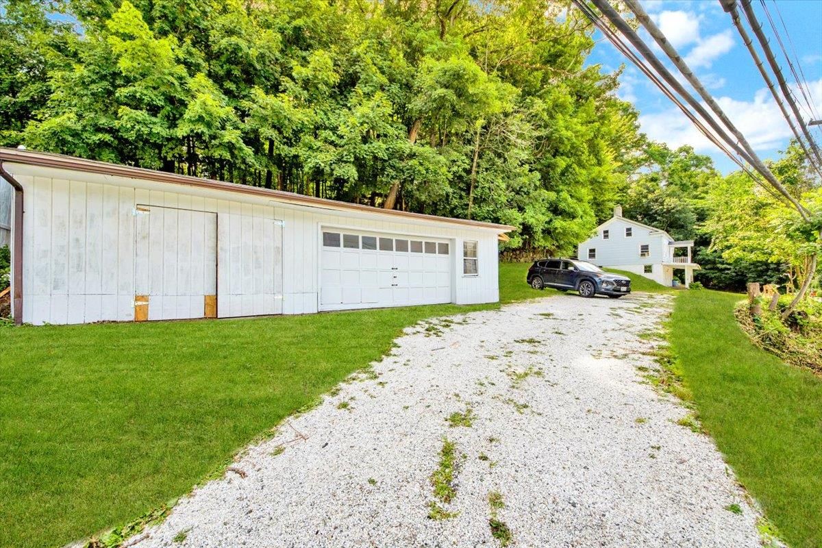 Backyard, Detached Garage, Exterior