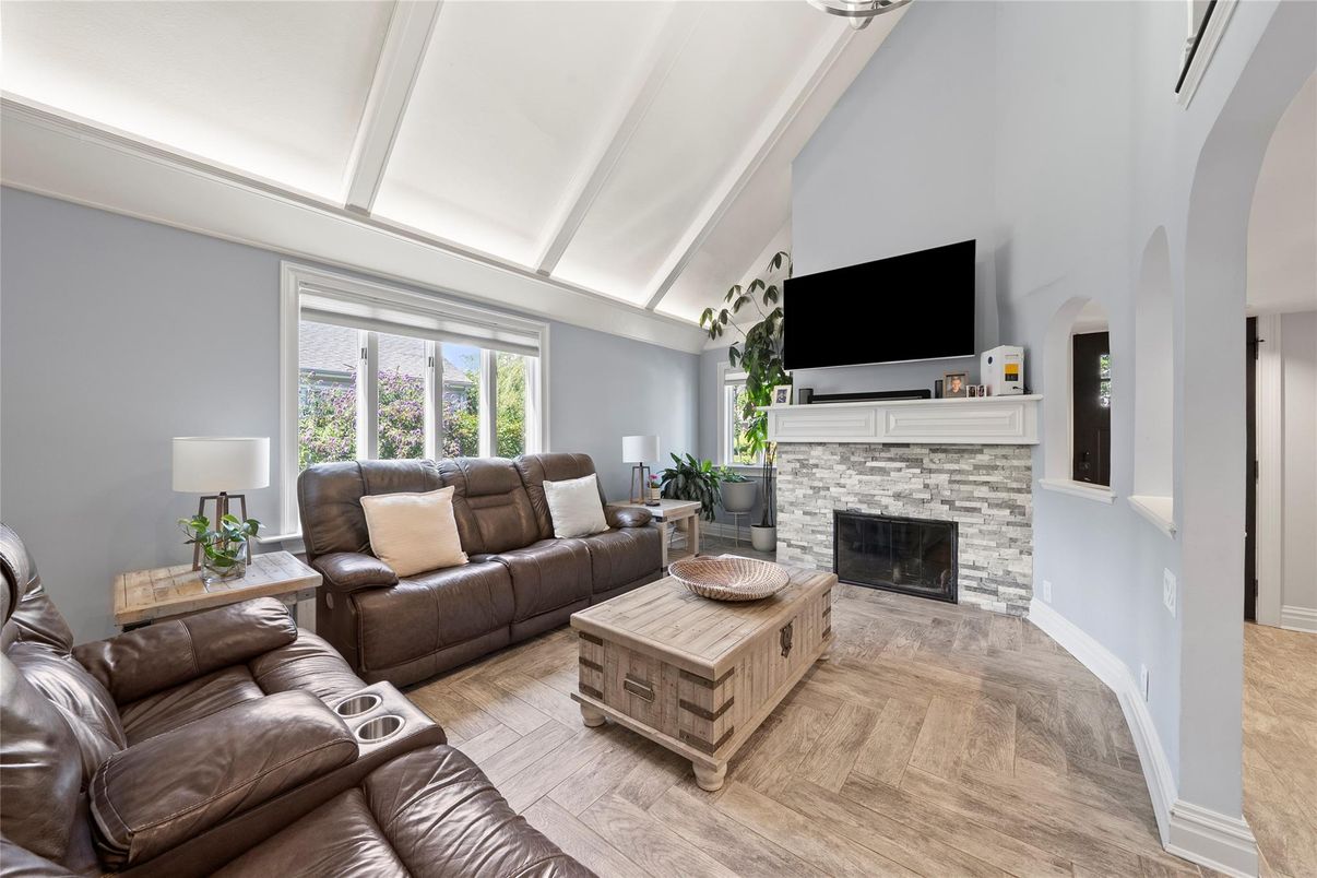 Fireplace, Interior, Living room, Wood Texture Flooring