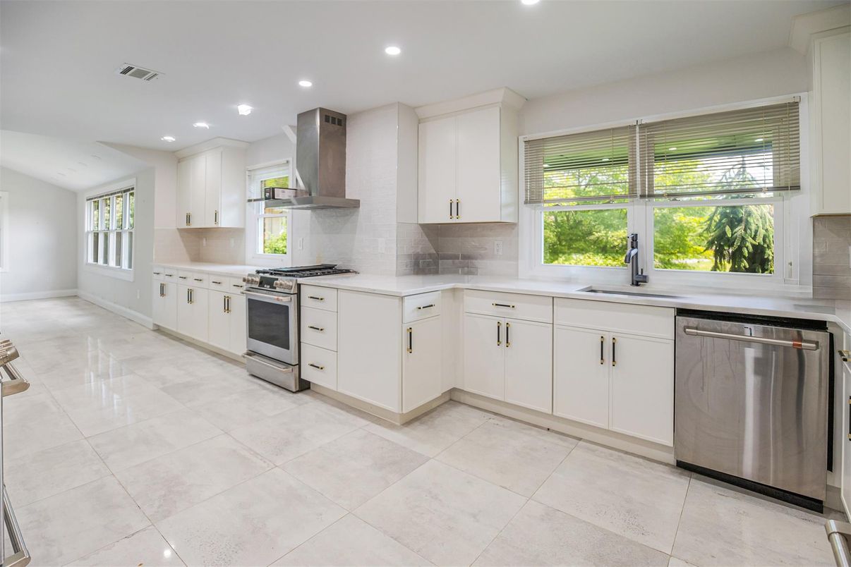 Interior, Kitchen, Recessed Lighting, Stainless Steel Appliances