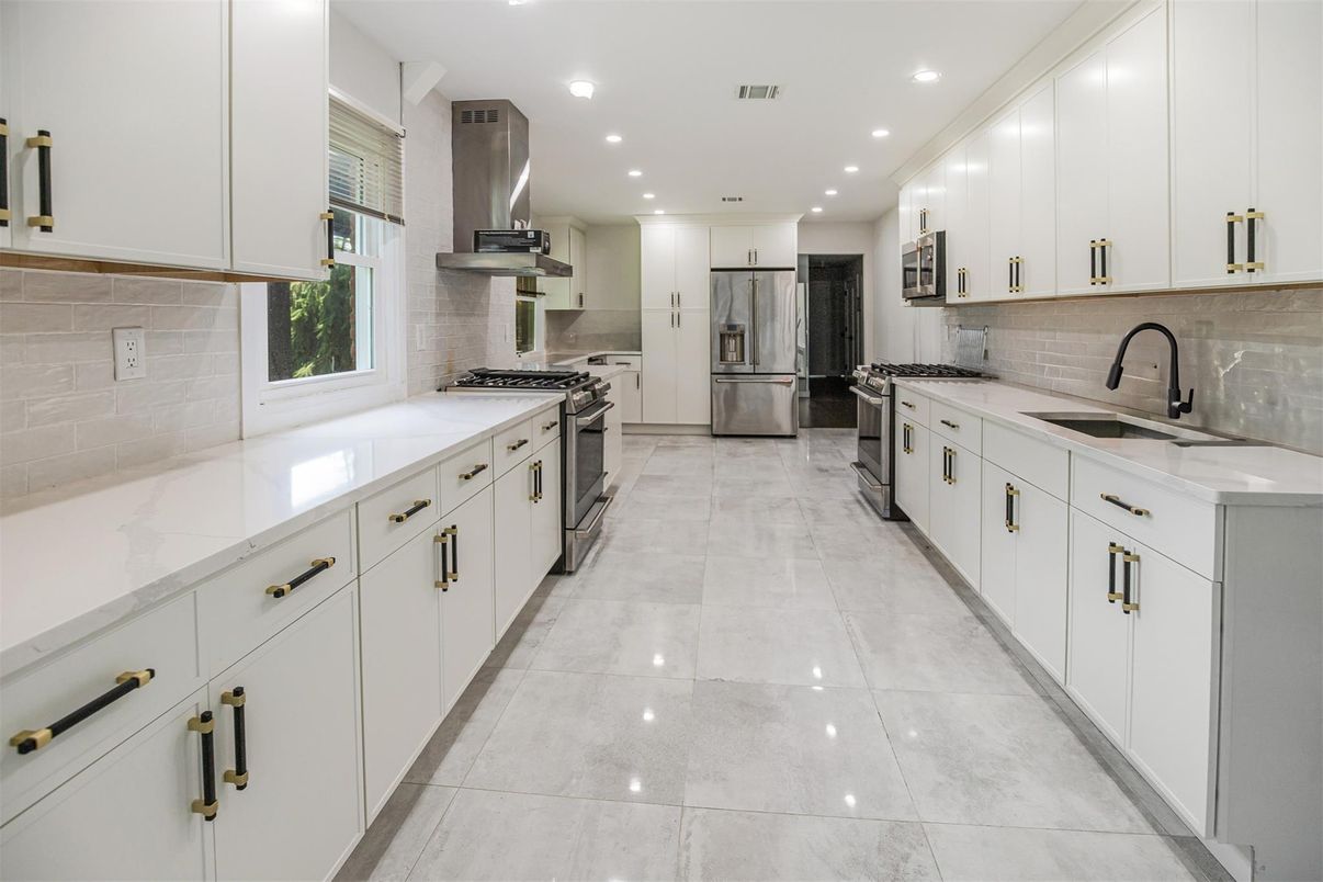 Interior, Kitchen, Recessed Lighting, Stainless Steel Appliances