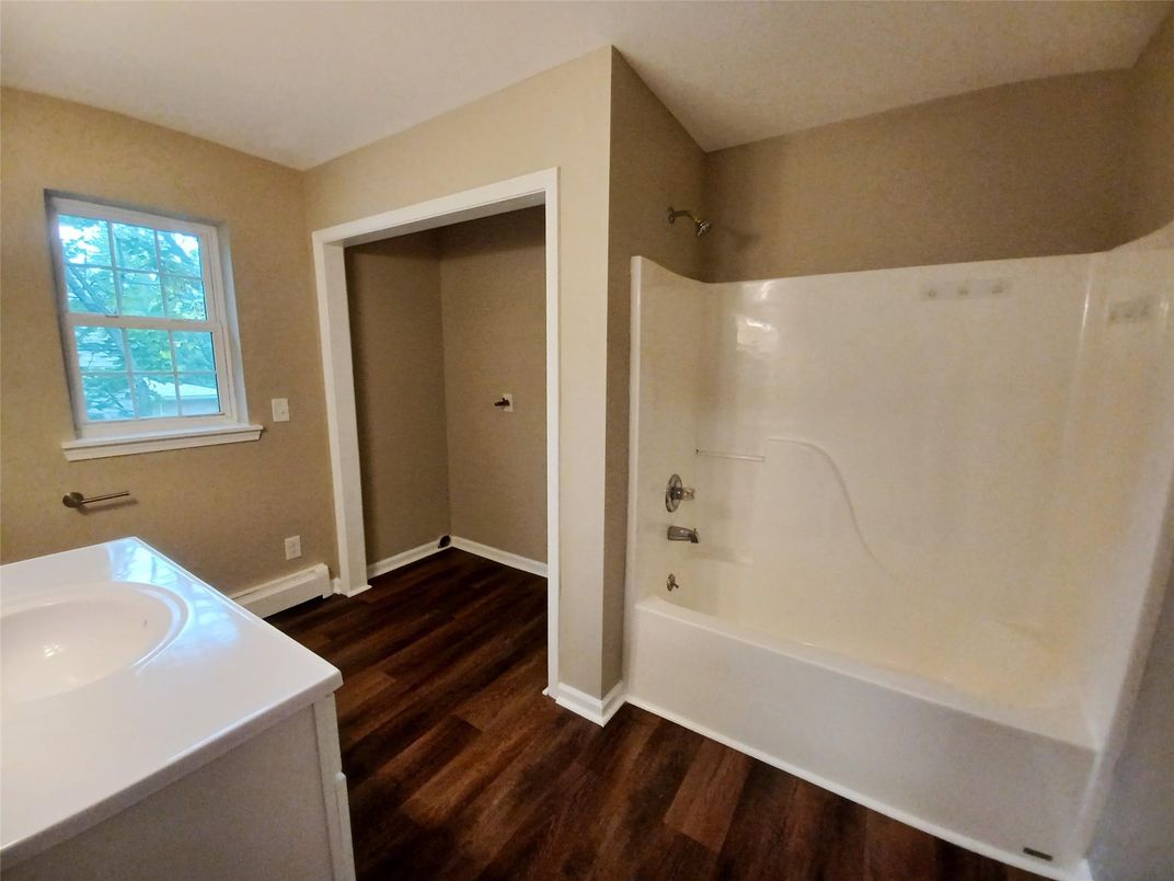 Bathroom, Interior, Wood Texture Flooring